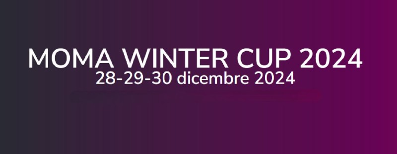 Moma Winter Cup 2024 alla nuova Palestra di Cadiroggio