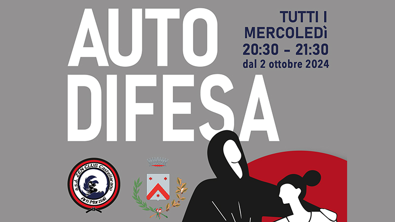 Da ottobre un corso di auto difesa a Castellarano