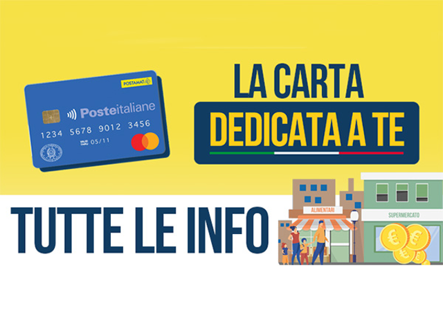 Carta “Dedicata a te” – Lista beneficiari